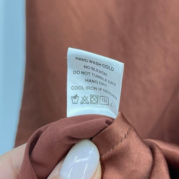 MORE TO COME | NWT Emma Strapless Maxi Dress in Chocolate Satin Tube Dress M - Picture 16 of 16